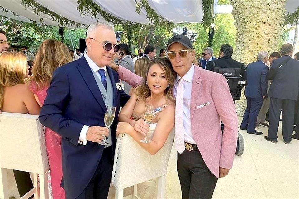 Los papás de la novia con Hernán 'Grillo' Sada