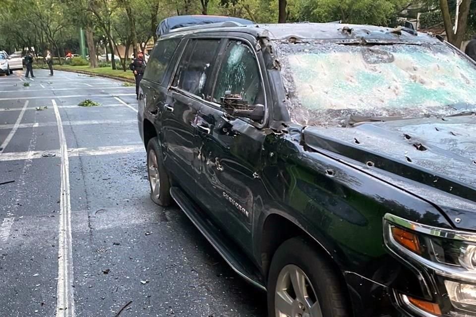 El Jefe de la Policía de CDMX fue atacado a balazos.