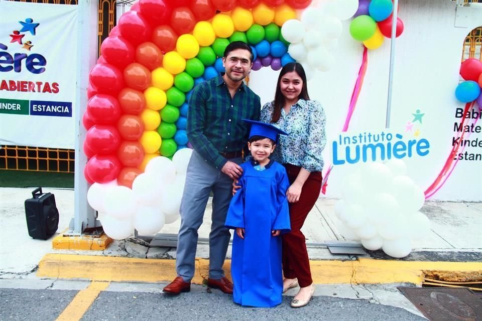 Alfonso Silva, Jerónimo Silva Solís y Pamela Solís