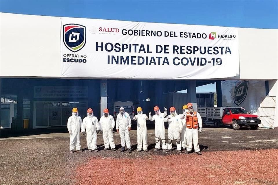 El Hospital Covid instalado en el Estado de Hidalgo se fabricó un 70 por ciento más rápido que la construcción tradicional.