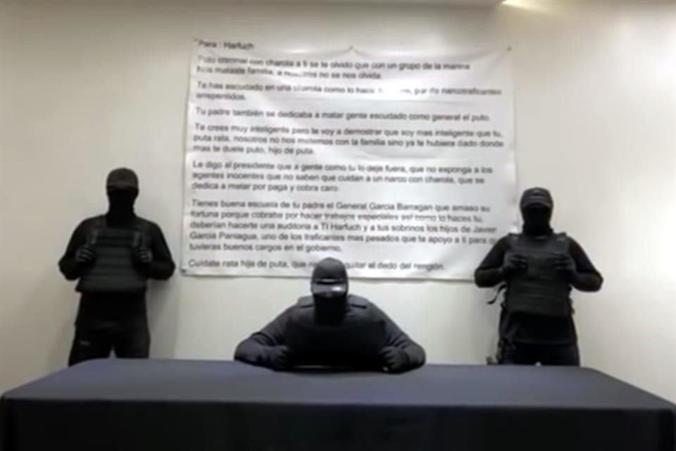 El titular de la Secretaría de Seguridad Ciudadana (SSC), Omar García Harfuch, recibió una nueva advertencia.