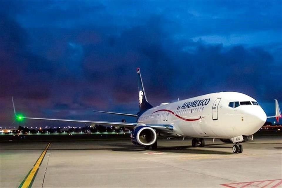 El factor de ocupación de Aeroméxico bajó en junio a 64 por ciento.