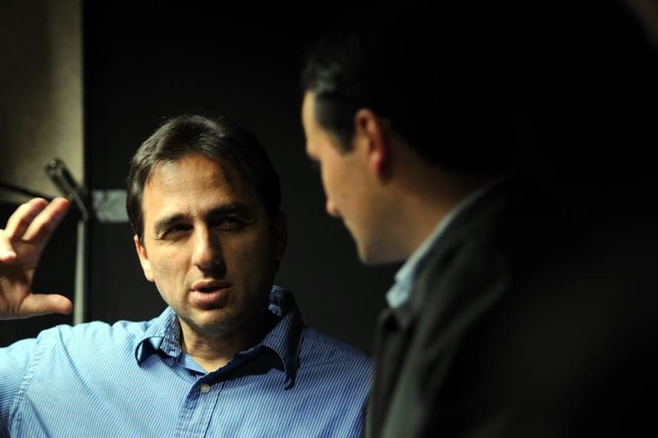 Fernando Kalife durante la grabación del documental 'Rayados 75'