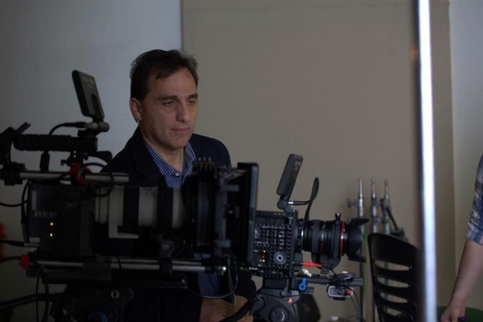 Fernando Kalife durante la grabación del documental 'Rayados 75'
