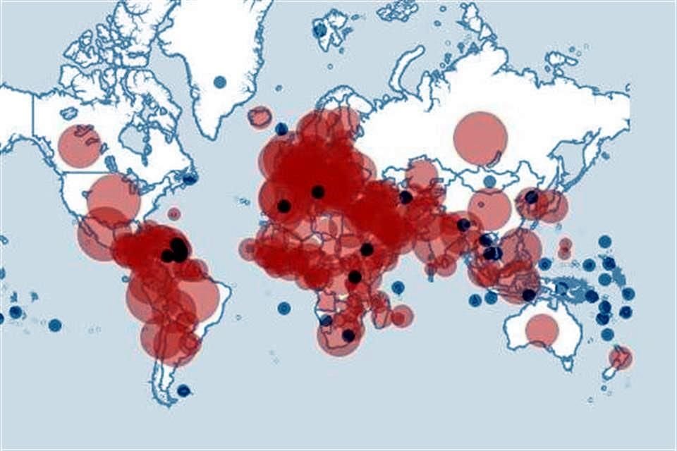 Organización Mundial de la Salud reportó incremento récord de casos de Covid-19 en el mundo, con un alza de 212 mil contagios en 24 horas.