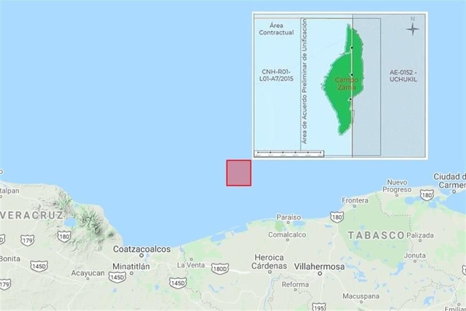 El desarrollo de Zama prevé una capacidad total de producción de hasta 150 mil barriles diarios de petróleo.