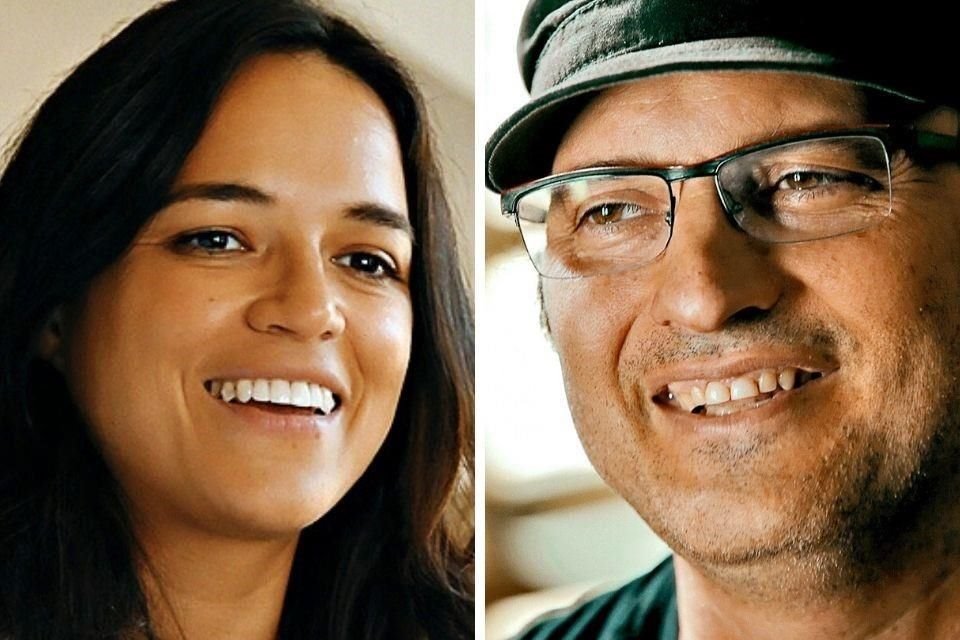 La actriz Michelle Rodriguez y el director Robert Rodriguez aparecen en el filme.