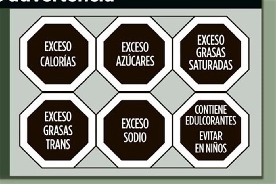 A partir de octubre de este año los alimentos y bebidas empezarán a portar sellos de advertencia