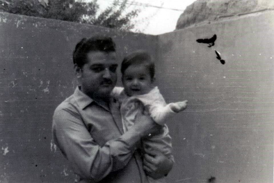 1968 Vidal Cantu con su hijo Vidal