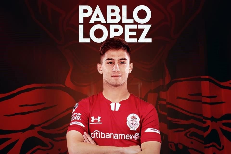 Pablo López es jugador del Toluca.