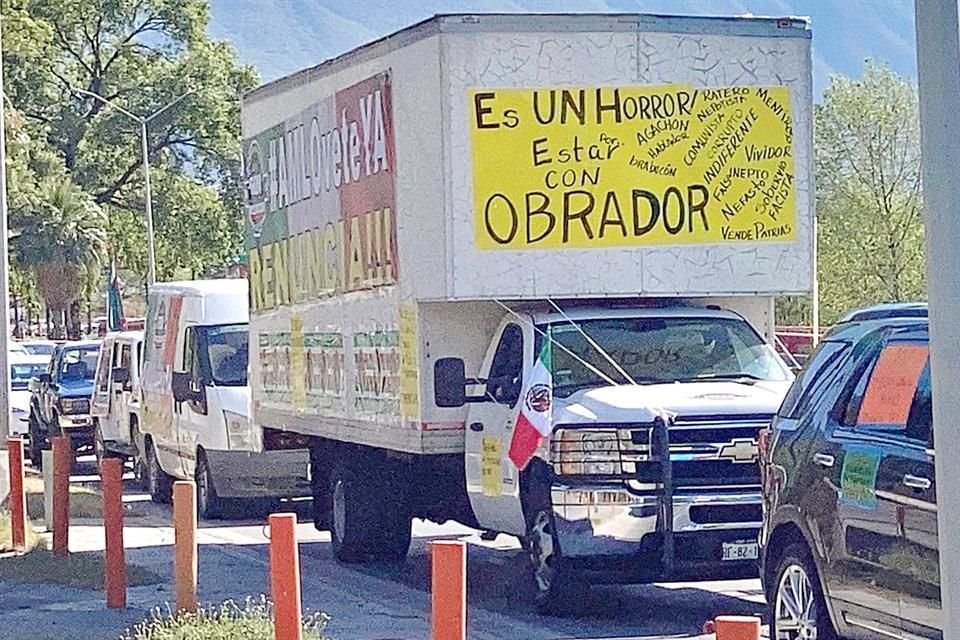 Monterrey: Cientos de personas se integraron a la caravana más numerosa, que nuevamente recorrió el Par Vial en su totalidad.