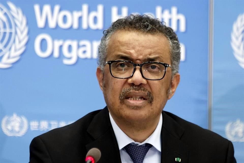 El director general de la OMS, Tedros Adhanom Ghebreyesus, durante una conferencia en febrero.