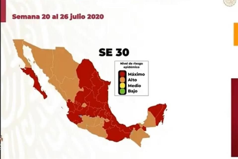 Un total de 14 entidades se encuentran en color naranja.