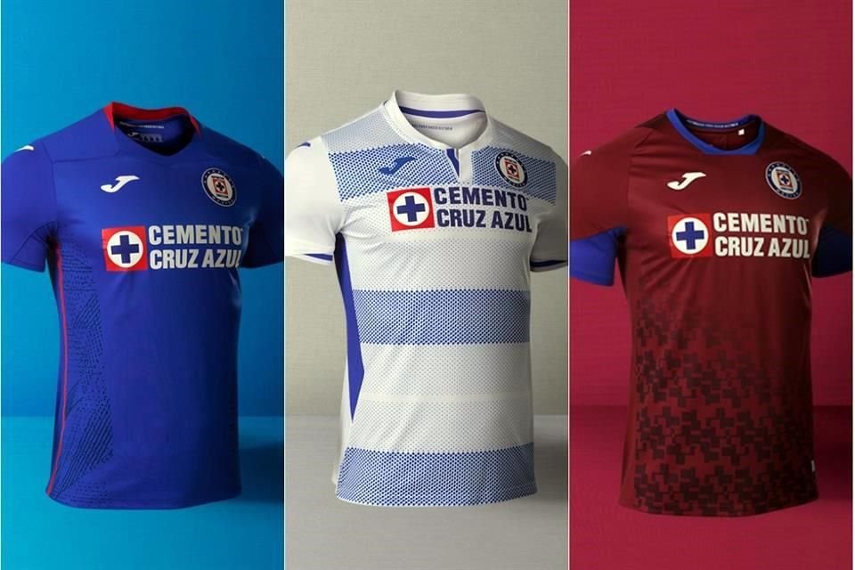 Estas son las playeras presentadas por Cruz Azul.