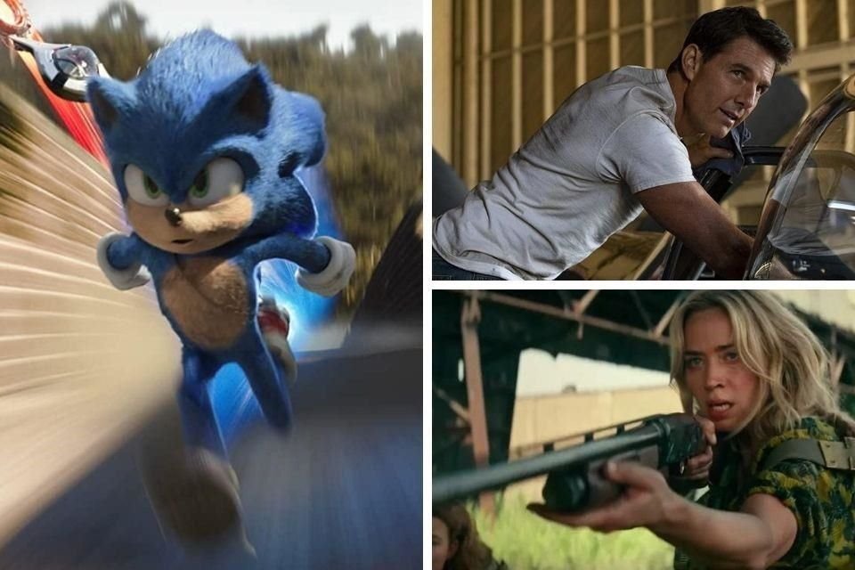 La secuela de 'Sonic: la Película', 'Top Gun: Maverick' y 'Un Lugar en Silencio 2' tendrán nuevas fechas de estreno por la pandemia.