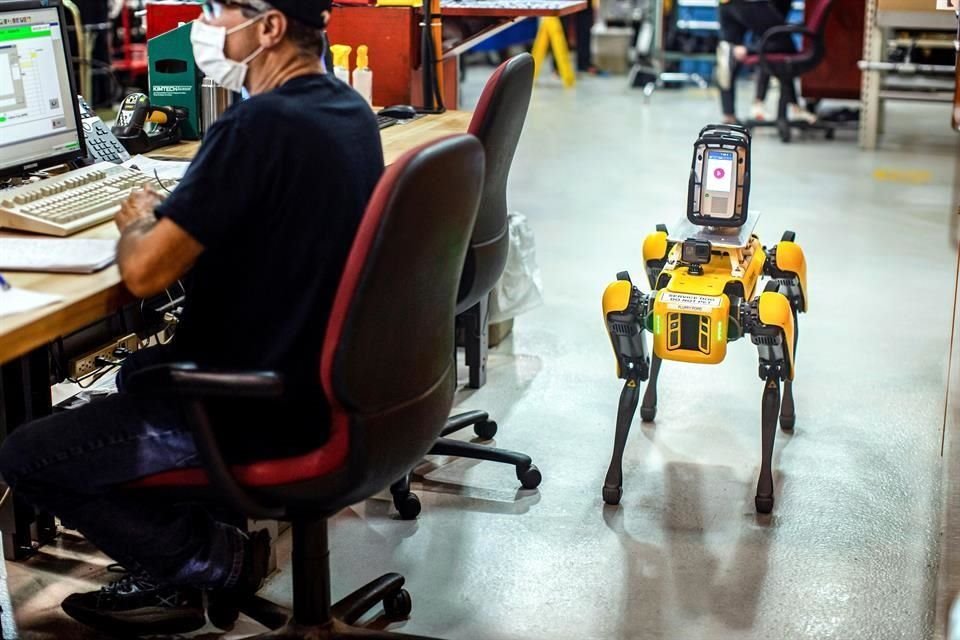 Ford empezará a utilizar en agosto dos robots que se asemejan a perros para escanear con láser y cámaras una de sus plantas de producción en EU y generar una imagen digital de las instalaciones.