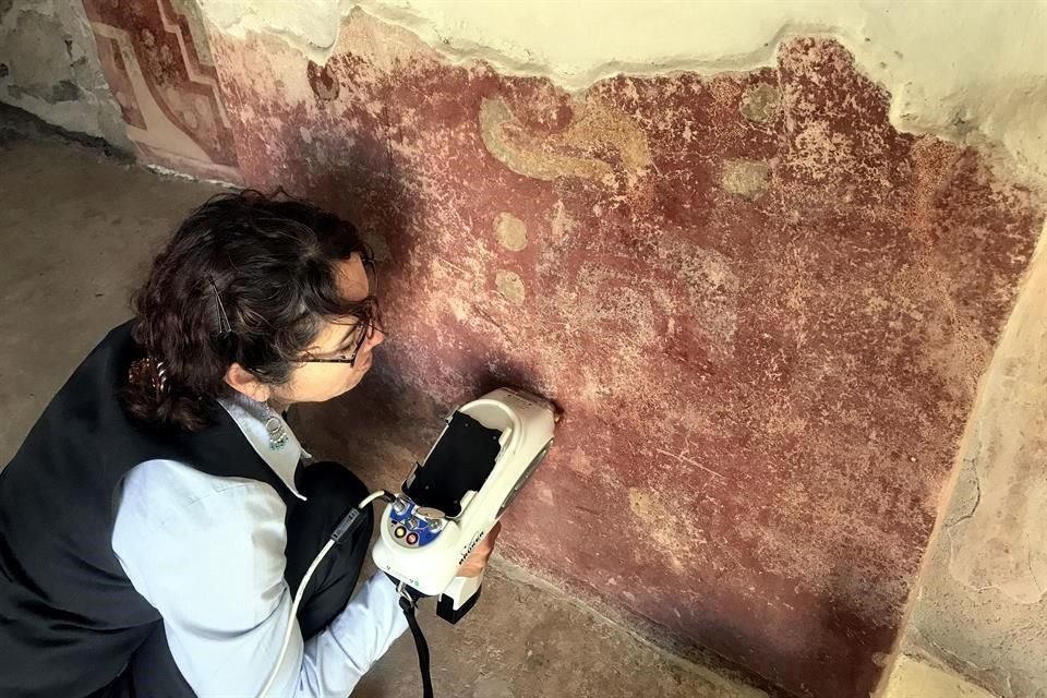 Se trata de la primera vez que se confirma el uso del cinabrio, un sulfuro de mercurio, aplicado directamente en la pintura mural temprana.