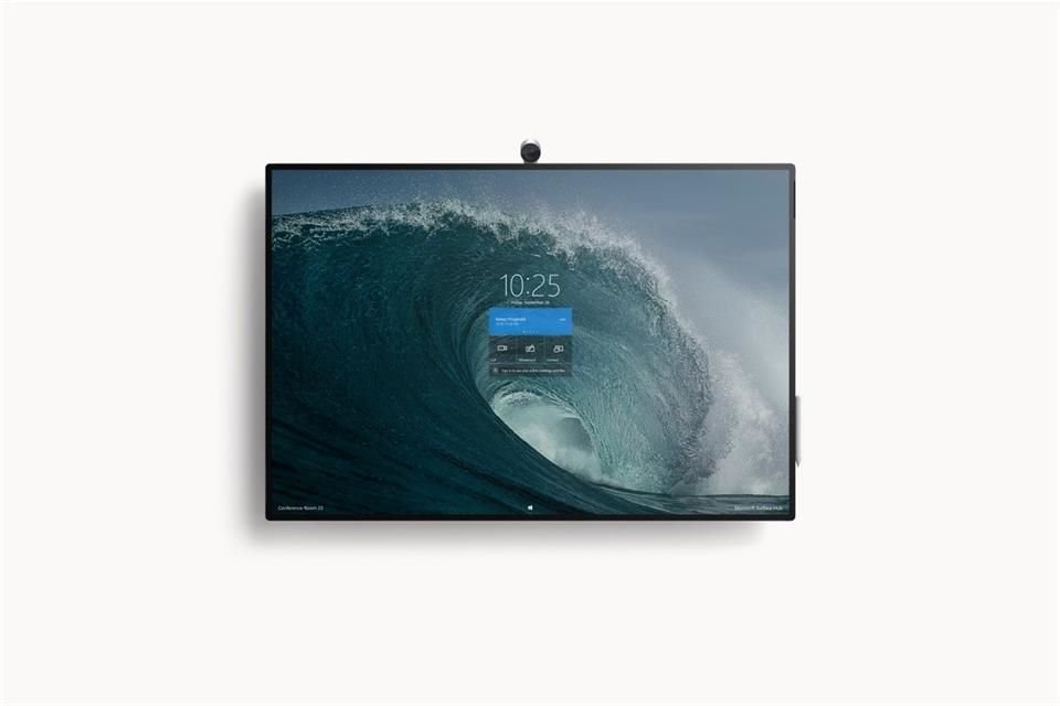 Surface Hub 2S es una sala de reuniones móvil con sistema operativo Windows 10, Microsoft Teams for Surface Hub y más herramientas para llevar el trabajo en equipo a cualquier lugar.