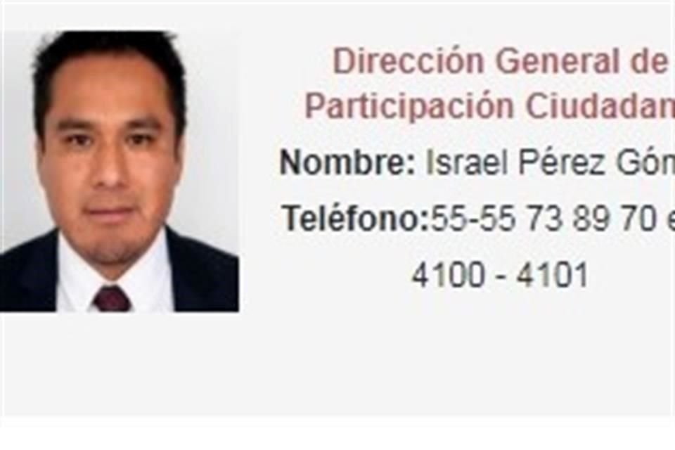 Israel Pérez Gómez, director de Participación Ciudadana de la Alcaldía, fue uno de los funcionarios señalados por corrupción.