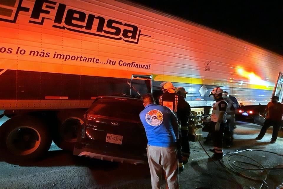 El informante de la Guardia Nacional señaló que, por las evidencias, la camioneta con placas RXT 033A, salió de unas quintas del sector de Portal del Norte.