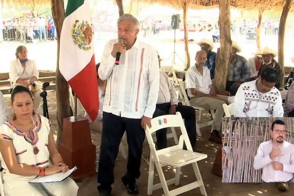 El Mandatario dijo que pedirán a Gobiernos extranjeros que se disculpen con los yaquis.