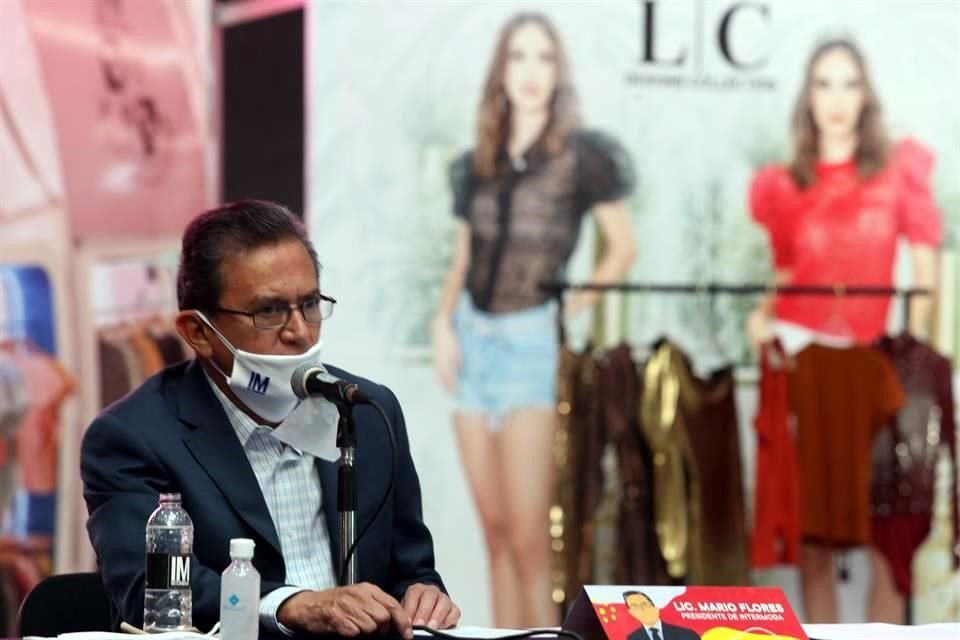 Mario Flores, presidente de Intermoda, dijo que en esta edición no habrá pasarelas y en su lugar usarán maniquíes para mostrar las prendas.