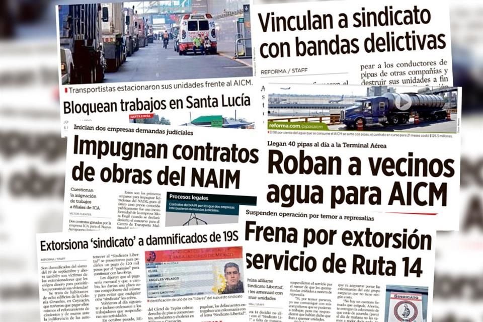 REFORMA ha documentado extorsiones y robos cometidos por el sindicato Libertad.