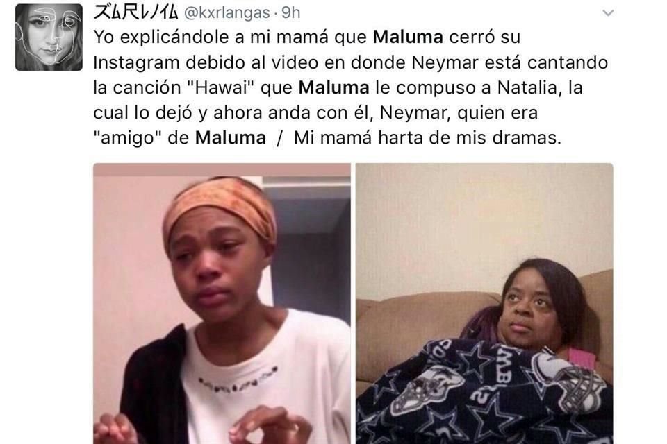 Maluma cerró su Instagram y twitter no ha dejado de reaccionar este miércoles.