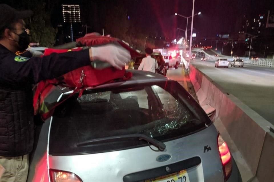 Luciano Hernández Policía vial fue atropellado por un KA en periférico y Partes Arias