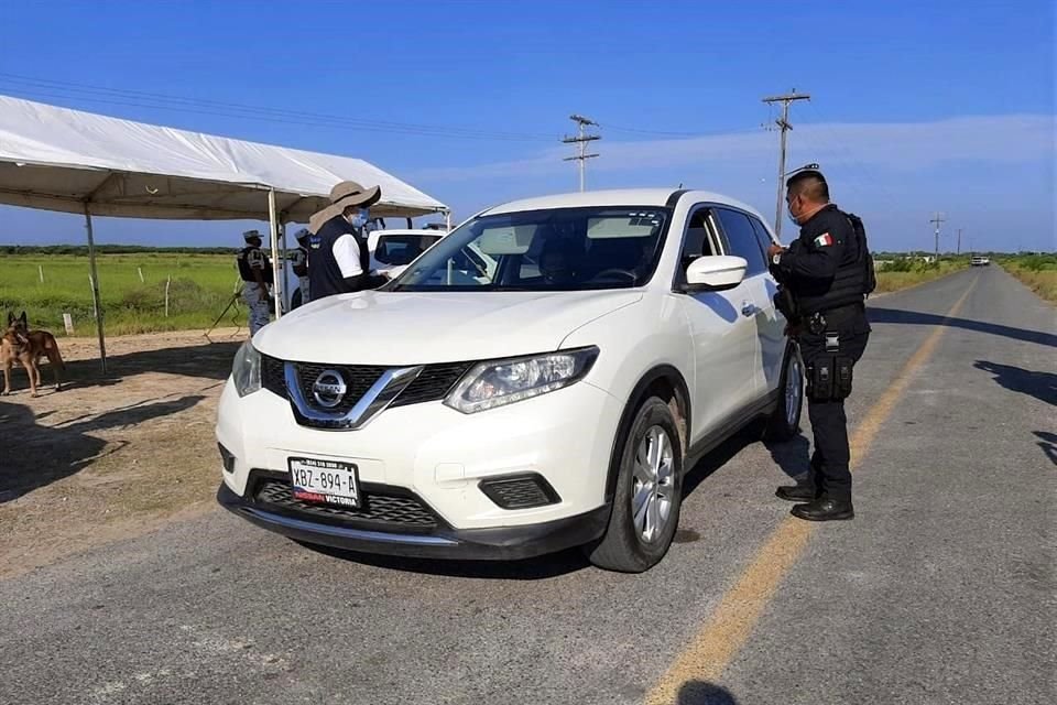 Se instalaron cinco filtros en puntos de acceso, que fueron operados por gobierno municipal, Sedena, Marina, Coepris y Policía Estatal.