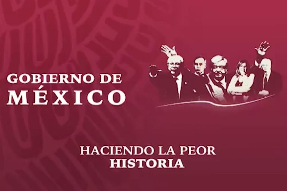 El ex Presidente Felipe Calderón publicó en Twitter un video que acusa que los caprichos y ocurrencias son el emblema del actual Gobierno.