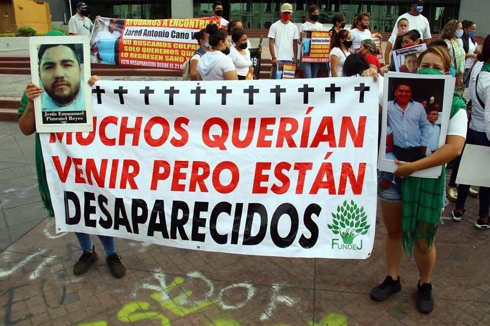 Corcuera explicó que, en caso que las autoridades se nieguen a atender las acciones urgentes de esos casos, los familiares podrán ampararse.