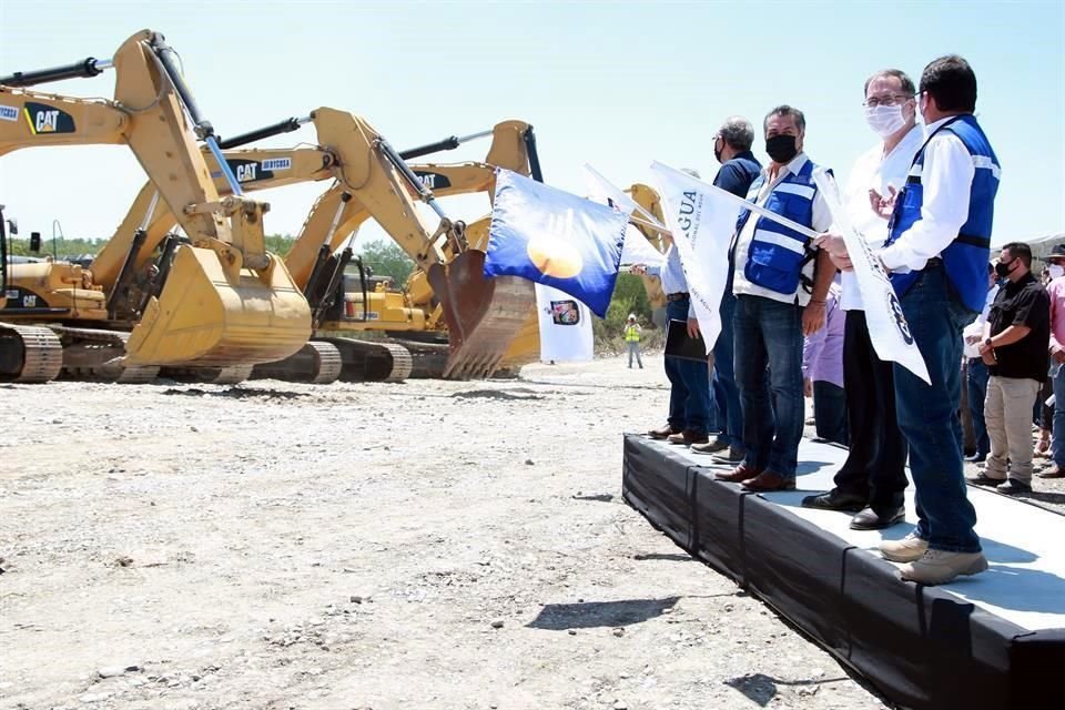 Los trabajos para la cortina de la Presa Libertad iniciaron en Montemorelos y Linares.