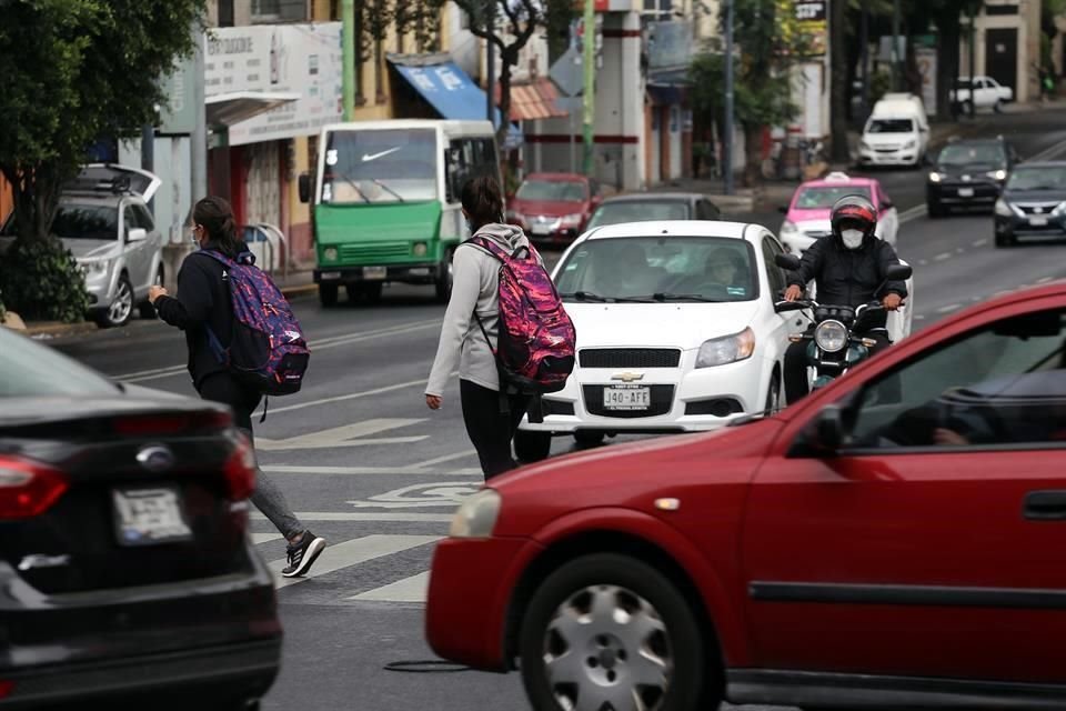 El tránsito vehicular durante agosto de este año fue el mismo que el del 2019 en el mismo periodo.