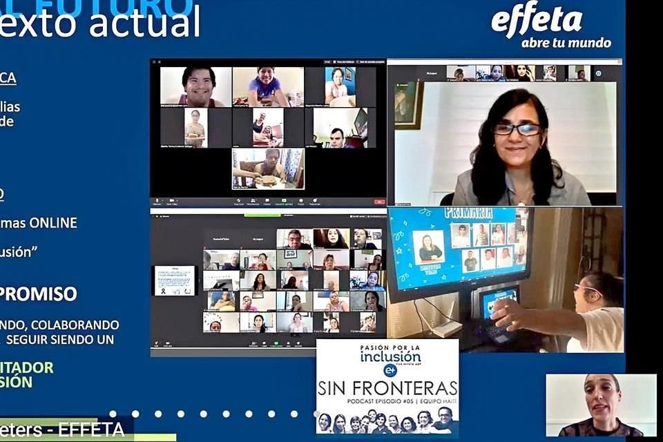 Effeta celebró sus 45 años con una reunión por Zoom.
