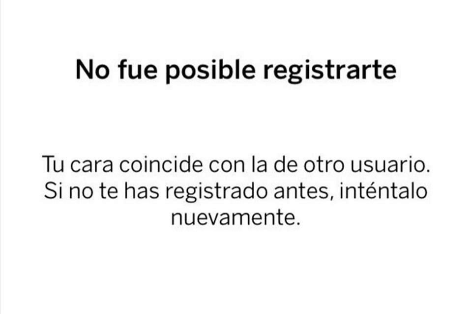 Por seguridad, BBVA pide a los usuarios que registren su cara para poder confirmar su identidad cuando usen la app.