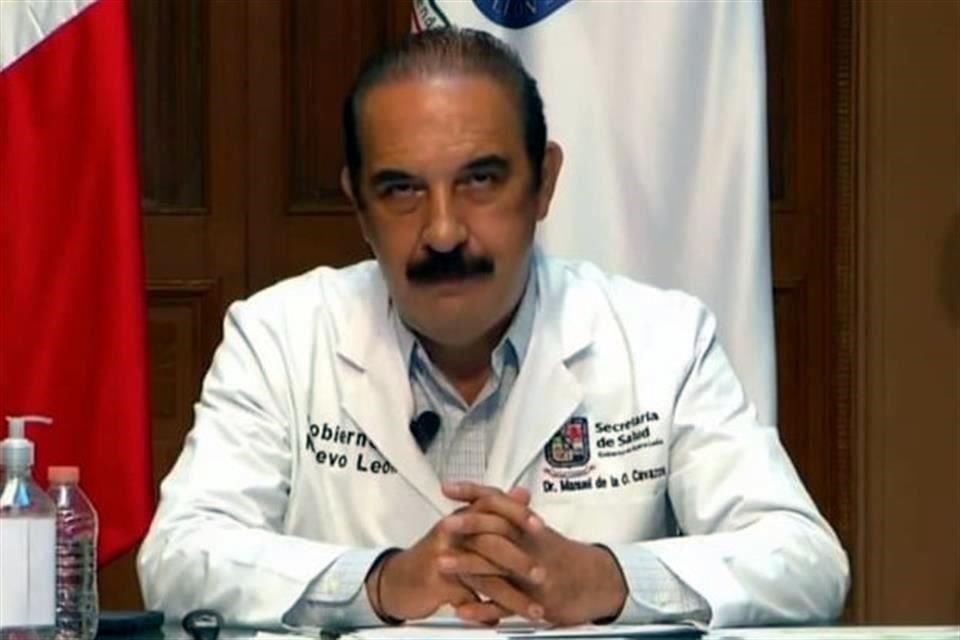 Manuel De la O, Secretario de Salud de NL.