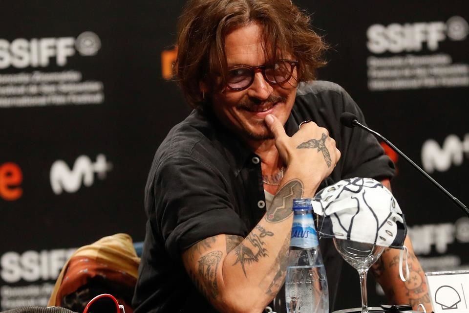 Johnny Depp acudió al Festival de Cine de San Sebastián para presentar el documental 'Crock of Gold', que produjo.