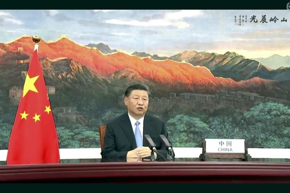 El Presidente de China, Xi Jinping, grabó un mensaje en video para la Asamblea de la ONU.