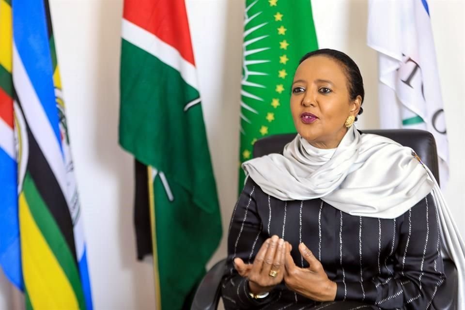 Amina Mohamed, candidata keniana a dirigir la Organización Mundial del Comercio (OMC).