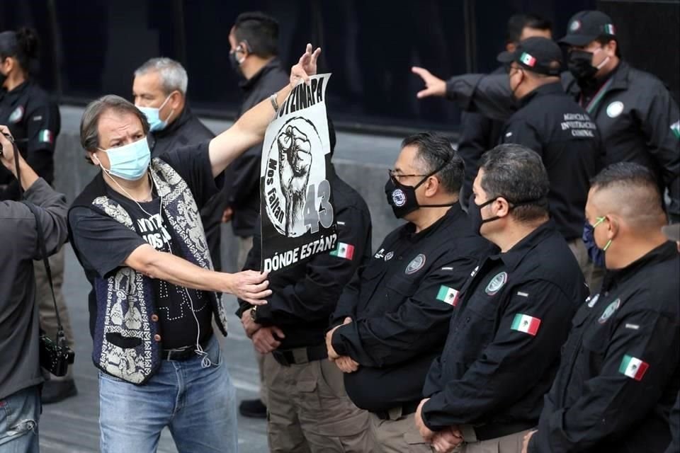 Hasta el momento no se ha registrado enfrentamiento entre manifestantes y autoridades.