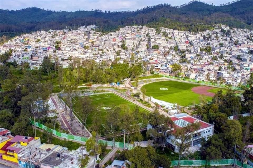La obra fue realizada, entre julio 2019 y septiembre de 2020, luego de que la Federación donó el terreno para la Ciudad de México, explicaron autoridades locales.