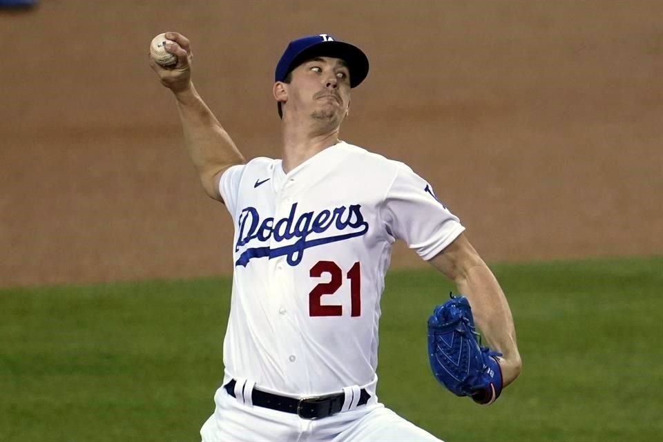 El pitcher Walker Buehler, de Dodgers, abrirá el Juego 1 de la Serie de Comodines de la Liga Nacional.