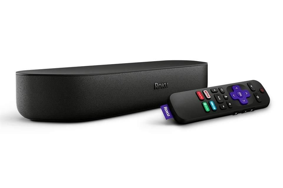 Roku Streambar es un dispositivo 2 en 1 que habilita la reproducción 4K con HDR de distintos servicios de streaming.