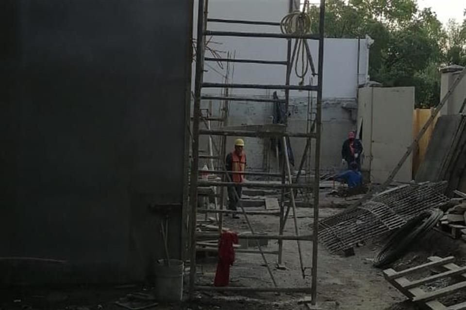 El accidente laboral de registró en una construcción ubicada en el cruce de Río Rhin y Río Guayalejo, en la Colonia Del Valle.