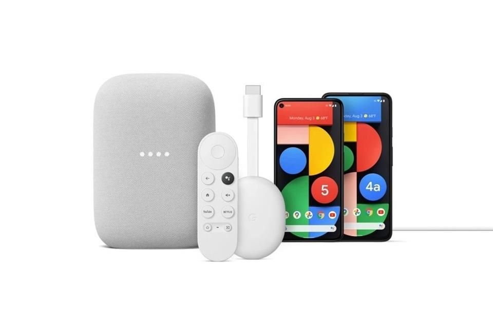 Dos nuevos Pixel, un nuevo Chromecast y una nueva bocina inteligente llegarán a las tiendas durante los próximos meses.