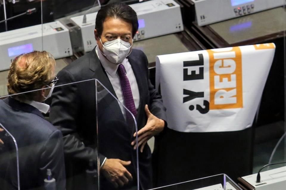 Mario Delgado, coordinador de los diputados de Morena.