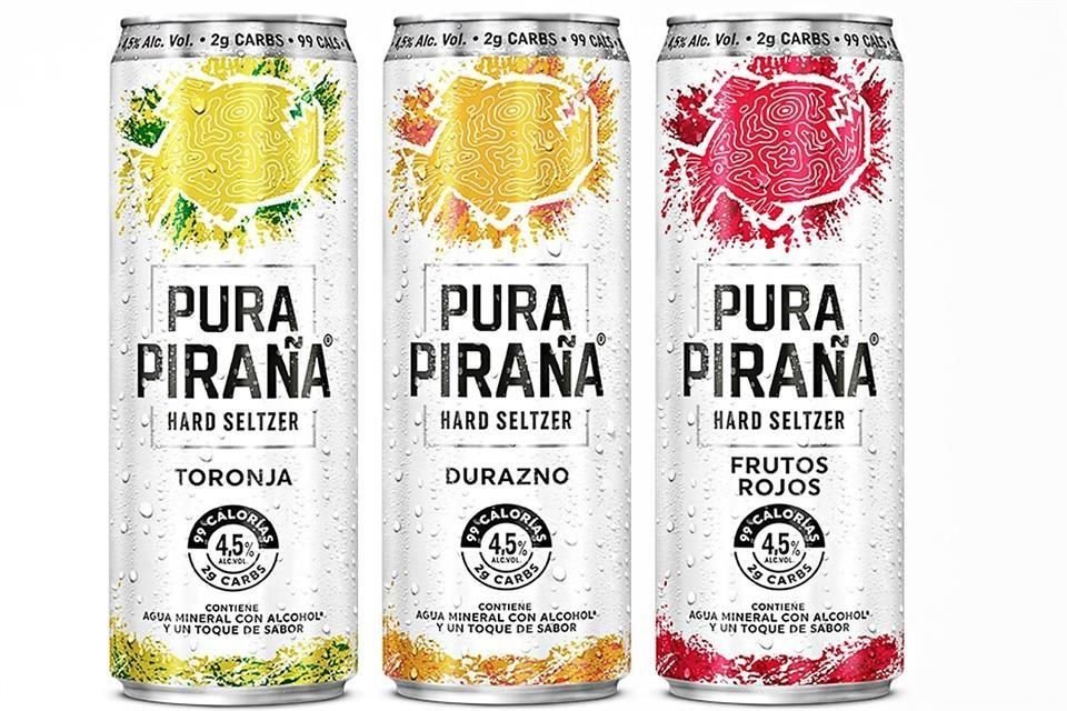 Las bebidas hard seltzer tienen una graduación alcohólica de 4.5 o 5 grados, aproximadamente.