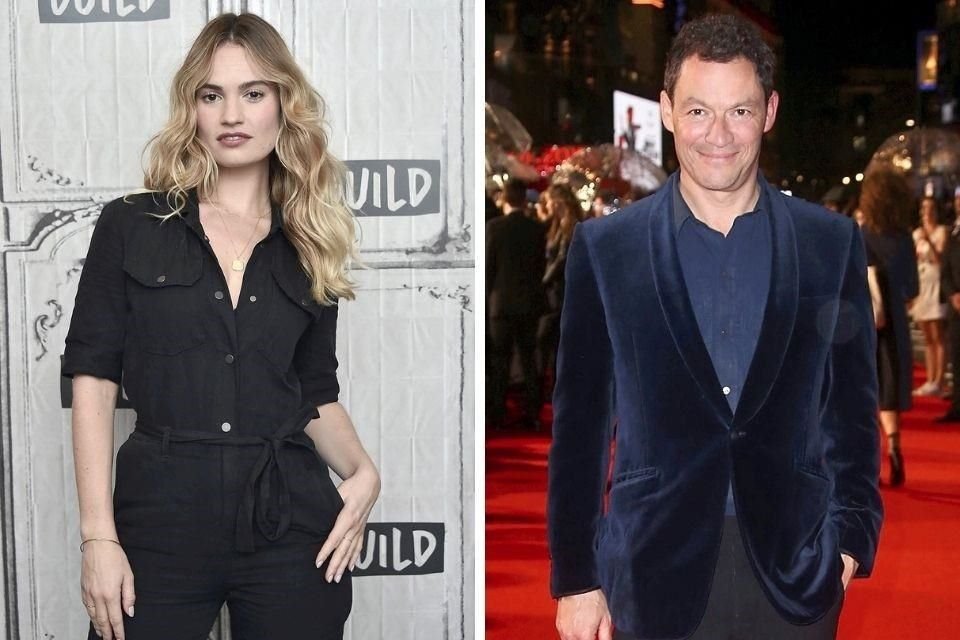 Lily James y Dominic West fueron captados en un viaje romántico en Roma, aunque él está casado con Catherine FitzGerald, quien está devastada por lo sucedido.