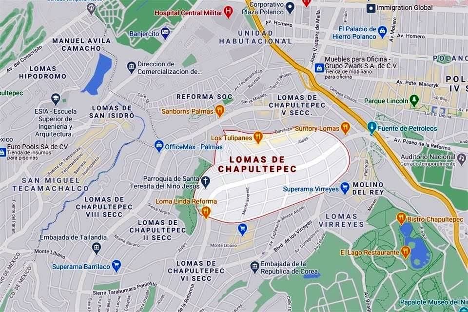El principal objetivo del proyecto de PPDU es destacar la vocación habitacional unifamiliar de la Colonia Lomas de Chapultepec.